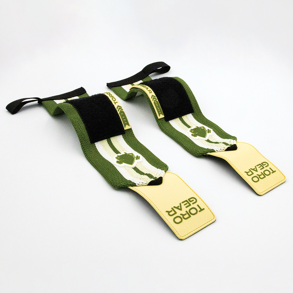 Muñequeras Titan Ultra Lift Green Jaguar, muñequeras para gimnasio