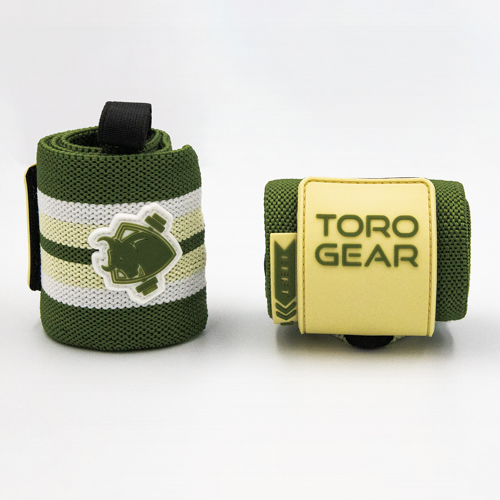 Muñequeras Titan Ultra Lift Green Jaguar, muñequeras para gimnasio