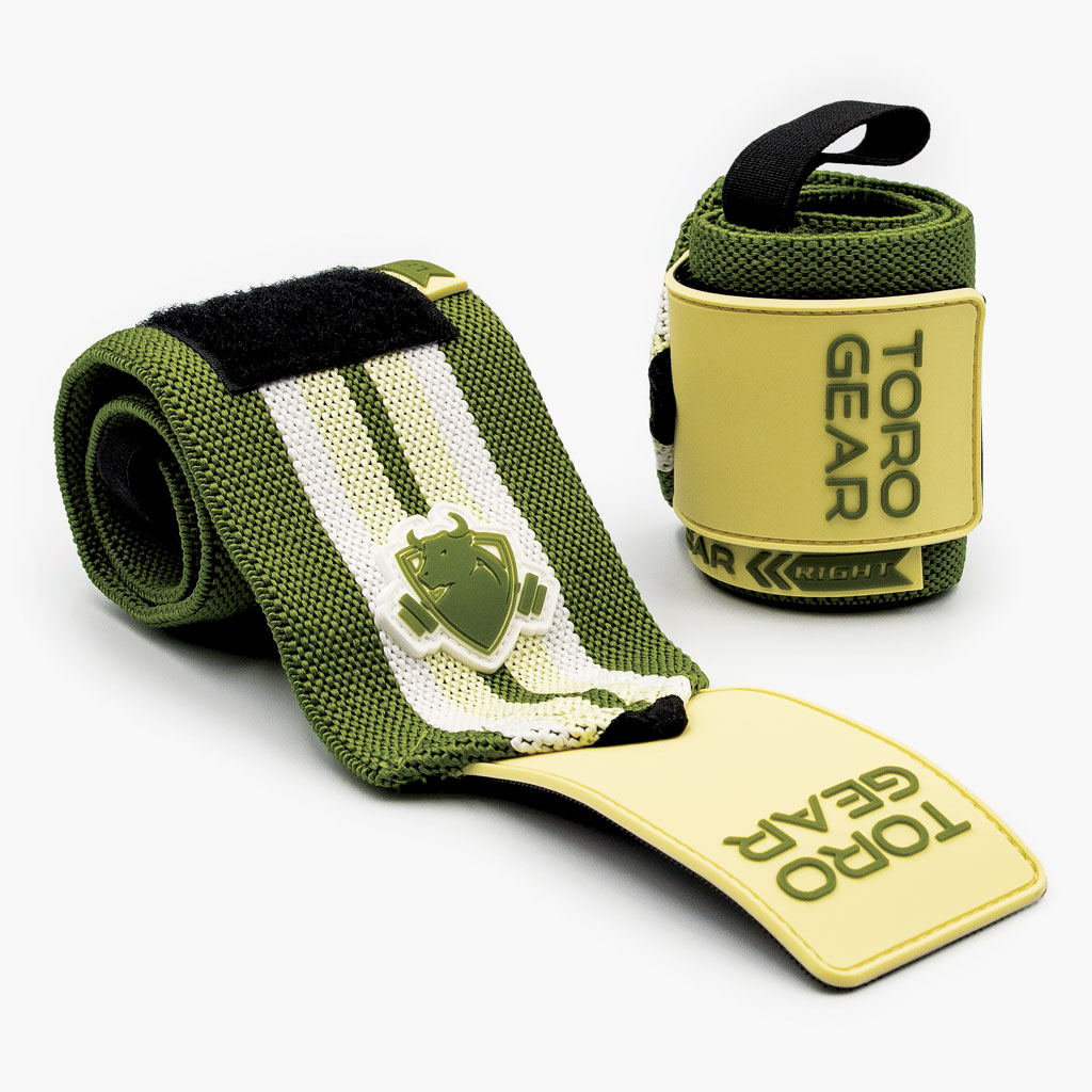 Muñequeras Titan Ultra Lift Green Jaguar, muñequeras para gimnasio